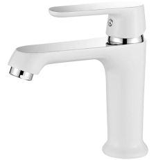 Смеситель для умывальника Ledeme H77 L1077W, белый