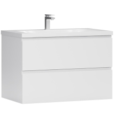 Тумба для умывальника Belux Минск НП 90-02 подвесная, 2 ящ., белый глянцевый 1