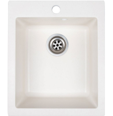 Мойка для кухни GranRus GR-415 49x41.5, врезная, белый