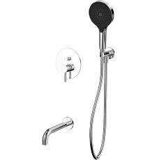 Встроенная душевая система Whitecross Y YSET06TOPCR со смесителем, хром