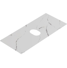 Столешница Aqwella 101.4x45.6 см, керамогранит, мрамор белый