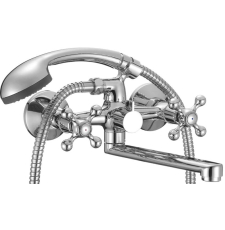 Смеситель для ванны Milardo Duplex DUPSB02M02 настенный, с лейкой, глянцевый хром