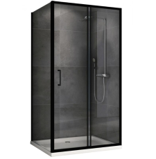 Душевая кабина Abber Schwarzer Diamant 110x90, прозр.\черн.