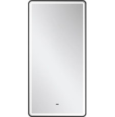 Зеркало Equil Stoune LED 50x90, сенсор, черный