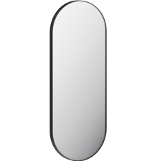 Зеркало Belux Ванкувер В 35x90 в раме, черный матовый 19