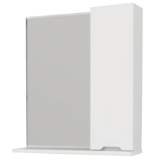 Зеркало-шкаф Kaksa Моника 62 62.2x68.3 с полкой, правый, белый