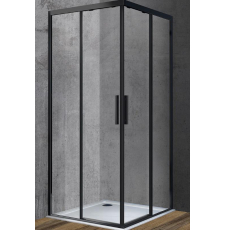 Душевая кабина Vincea Soft VSS-3SO 90x90 кв., прозр. Easy Clean\черн.мат.