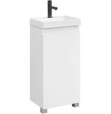Тумба для умывальника Belux Бостон Н 40 напольная, 1 дв., белый глянцевый 1