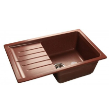 Кухонная мойка GranFest Practic GF-P760L 76x50, врезная, красный марс Кухонная мойка GranFest Practic GF-P760L 76x50, врезная, красный марс