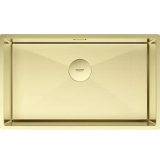 Мойка для кухни Paulmark Next 74 Uni 74x44 PM217444-LG, под столешницу, светлое золото