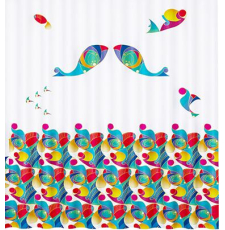 Текстильная шторка для ванны Wasser Kraft Berkel 180x200 SC-68101