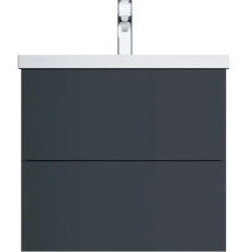 Тумба для умывальника AM.PM Gem 60, подвесная, графит матовый