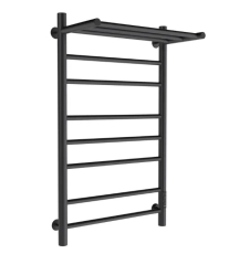 Полотенцесушитель Маргроид Ferrum Вид 10 СНШ 80x50 электический с полкой, черный матовый