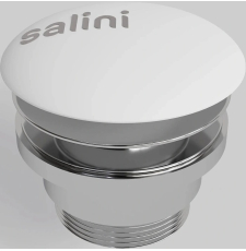 Донный клапан Salini D 601 16621WG без перелива, S-Sense, белый глянцевый Донный клапан Salini D 601 16621WG без перелива, S-Sense, белый глянцевый