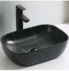 Раковина Axus 50 на столешницу, черный мрамор, 9387B P-063