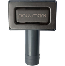 Перелив для кухонной мойки Paulmark PM22-GM, прямоугольный, вороненая сталь