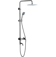 Душевая стойка Ledeme L72401 со смесителем, нерж.сталь