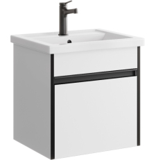 Тумба для умывальника Aqwella Urban 50 Фостер подвесная, 1 ящ., белый