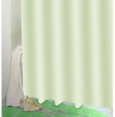 Текстильная шторка для ванны Bisk Uni 180x200 03503, зеленый