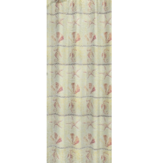 Текстильная шторка для ванны Sealskin Elba 180x200 210511373, терра