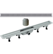 Душевой трап PlastBrno Design 1 700 SZE1650+ с решеткой и переходником 40\50 мм CRB5400