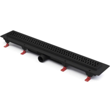 Душевой трап Veconi Harmony Black 45 V450HB, ком.затвор, бок.слив, черный