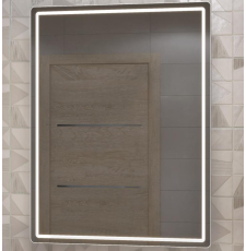 Зеркало-шкаф Vigo Geometry 600 59.7x79 с подсветкой, сенсор, датчик, белый