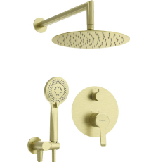 Встроенная душевая система Deante Arnika Gold BR NAC R9QP, золото браш.