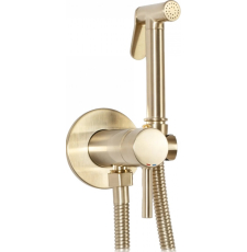 Смеситель с гигиеническим душем Rea Loop Gold B6311 встраиваемый, матовое золото