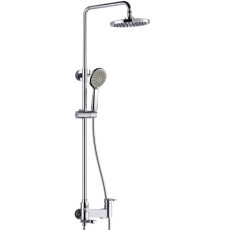 Душевая стойка Potato P3418 со смесителем, хром