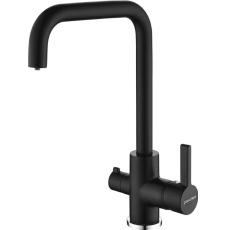 Смеситель для кухни Paulmark Logas Lo213021-401TB(AN), с фильтром для питьевой воды, антрацит