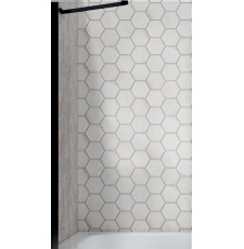 Шторка на ванну Ambassador Bath Screens Black 70x140 неподв., прозр.\черн. Шторка на ванну Ambassador Bath Screens Black 70x140 неподв., прозр.\черн.