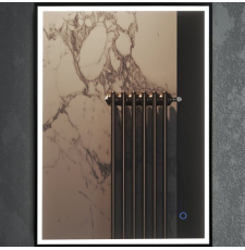 Зеркало Roxen Sigma 50x70 с подсветкой, сенсор, диммер, черный Зеркало Roxen Sigma 50x70 с подсветкой, сенсор, диммер, черный