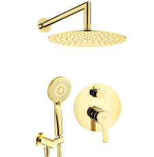 Встроенная душевая система Deante Arnika Gold NAC Z9QP, золото