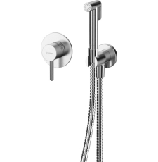 Смеситель с гигиеническим душем Whitecross Y SYSYBI1NIB, встраиваемый, брашированный никель