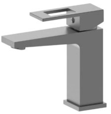Смеситель для умывальника Vivi Felice 0730 GUN METAL, вороненая сталь