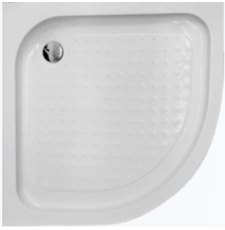 Угловой душевой поддон Pelican T80RD 80x80x14