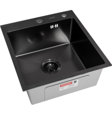 Мойка для кухни Arfeka Eco Ar PVD Nano Decor 45x50, врезная, black Мойка для кухни Arfeka Eco Ar PVD Nano Decor 45x50, врезная, black