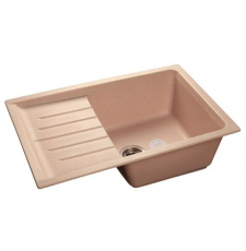 Кухонная мойка GranFest Practic GF-P760L 76x50, врезная, светло-розовый Кухонная мойка GranFest Practic GF-P760L 76x50, врезная, светло-розовый