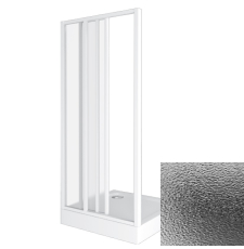 Душевая дверь BAS Сантра 110x185, грэйп