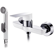 Смеситель с гигиеническим душем Ahti Sipoo White SB305017 настенный, белый\хром