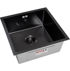 Мойка для кухни Arfeka Eco Ar PVD Nano Decor 45x45, под столешницу, black Мойка для кухни Arfeka Eco Ar PVD Nano Decor 45x45, под столешницу, black