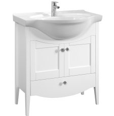 Тумба для умывальника Belux Афины Н 75-01 74.5, белый матовый 18