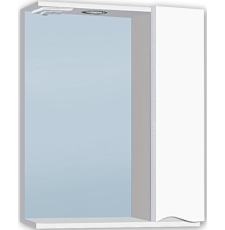 Зеркало-шкаф Vako Аква 70x70 с подсветкой, правый, 18198