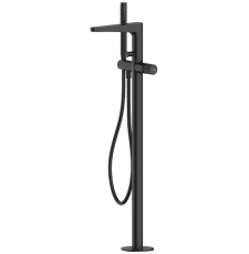 Смеситель для ванны Wasser Kraft Fulda 5221 отдельностоящий, с лейкой, черный Soft-touch Смеситель для ванны Wasser Kraft Fulda 5221 отдельностоящий, с лейкой, черный Soft-touch
