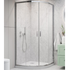 Душевая кабина Radaway Alienta E 90x80, асимм., прозр.\хром
