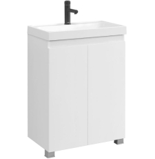 Тумба для умывальника Belux Бостон Н 60 напольная, 1 дв., белый глянцевый 1