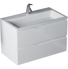 Тумба для умывальника Vela Вектор 80П Absolute подвесная, 2в.я., белый, TU27147