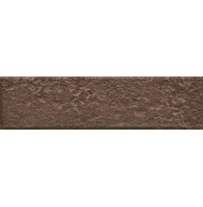 Настенная плитка-клинкер Керамин Амстердам 4 24.5x6.5, рельефная, коричневый