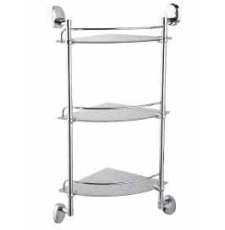 Полка стеклянная угловая Frap 16 F1607-3